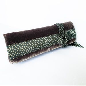 ❤️SHIRALEAH❤️Velvet & Satin Clutch ❤️Anthropologie